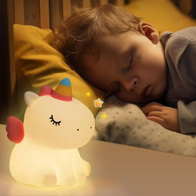 veilleuse enfant avec enfant dort profondement